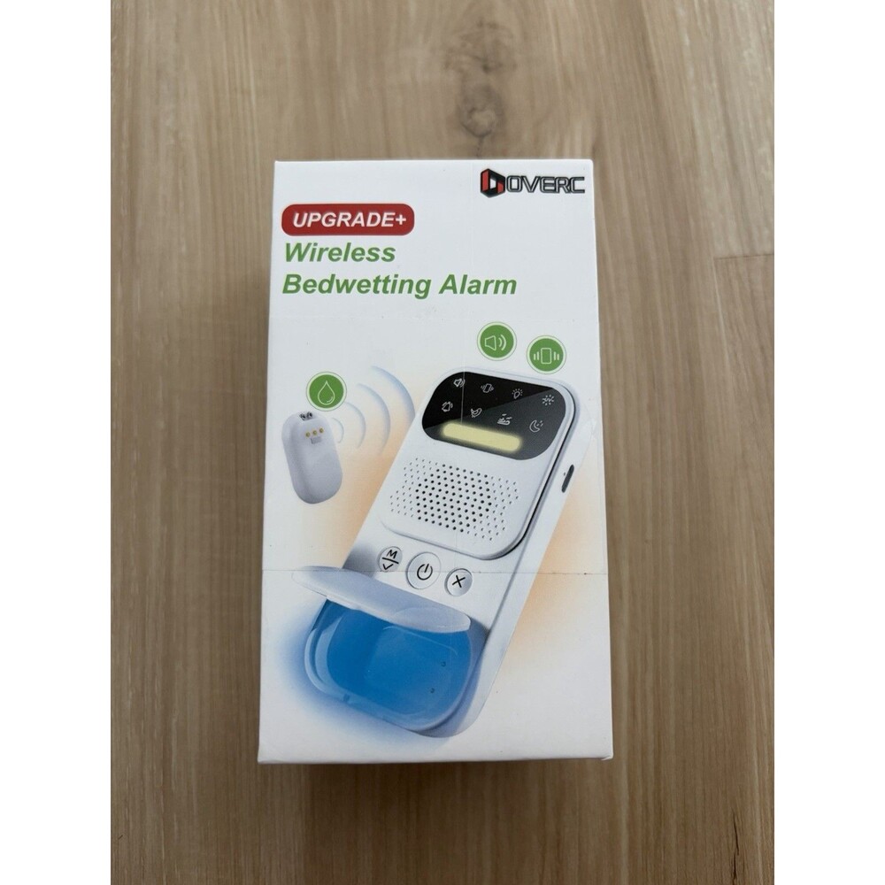 OVERC Wireless Bedwetting Alarm Upgrade+ Bed Wetting Enuresis Alarm New Sealed